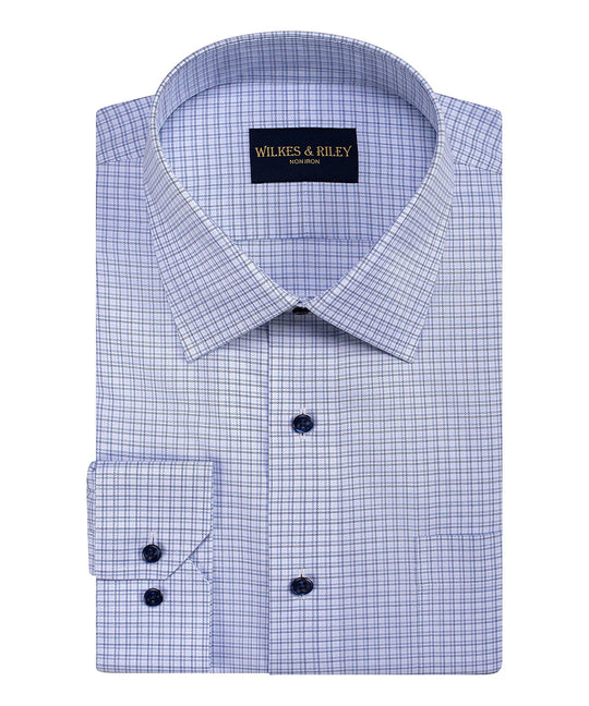Wilkes & Riley Double Tonal Grid Button Down