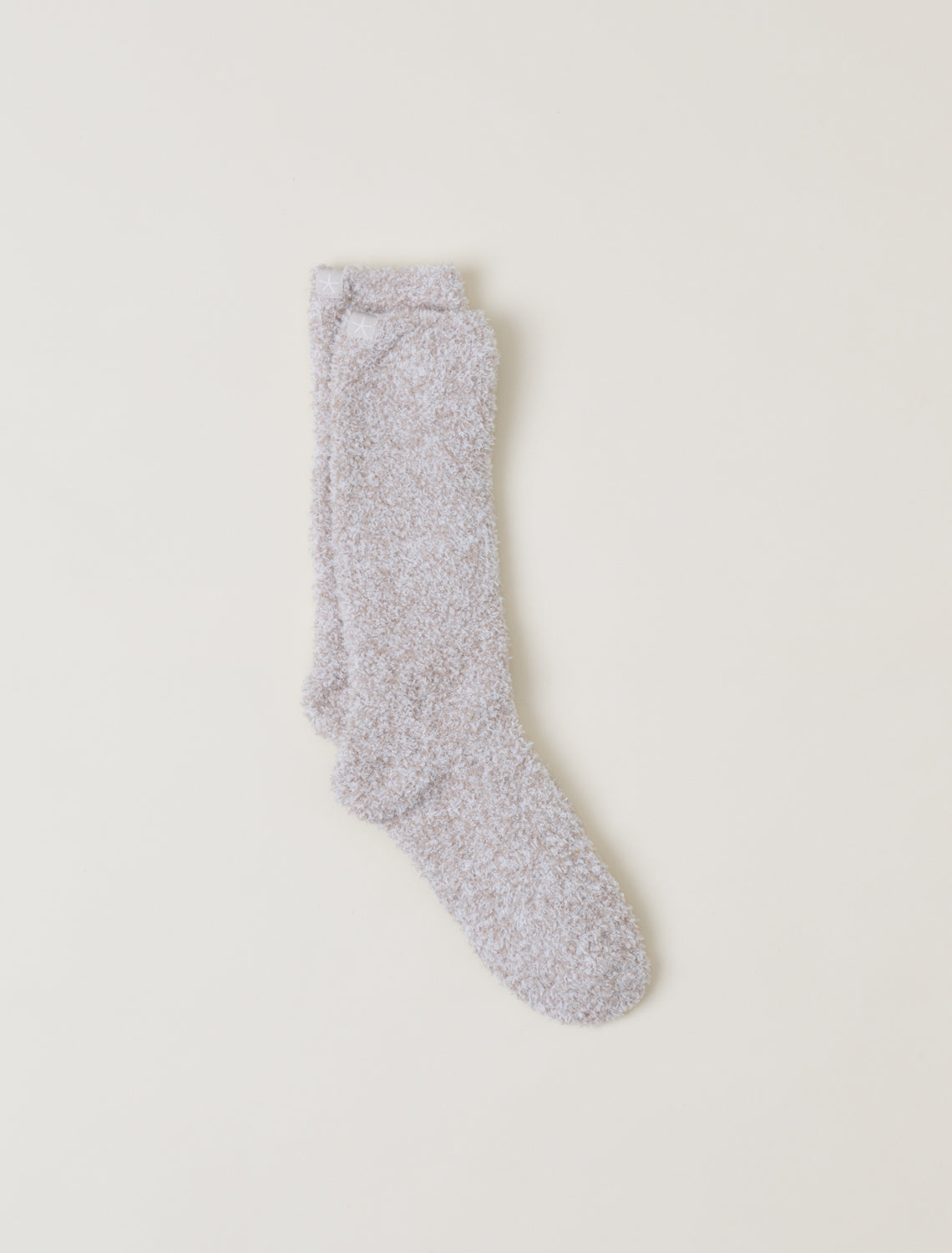 Gray sock on a white background