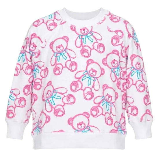 Girls' Azarhia Spray Painted Bears Sweatshirt