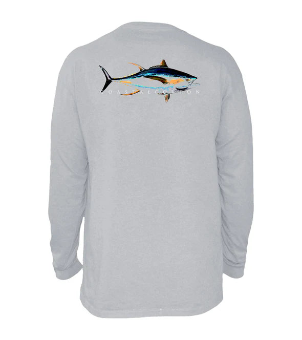 Coastal Neon Tuna L/S