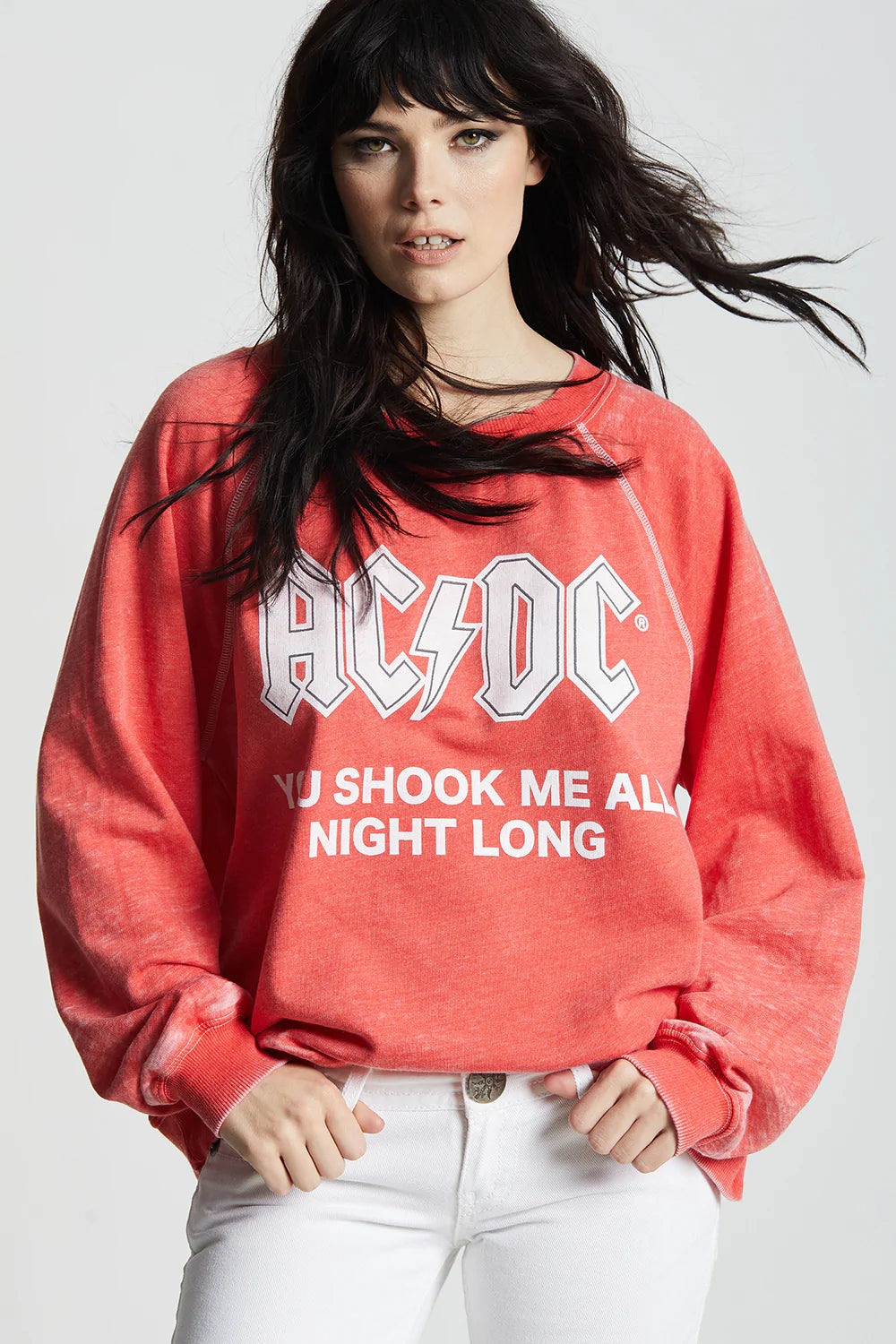 Recycled Karma ACDC Have A Drink On Me Sweatshirt