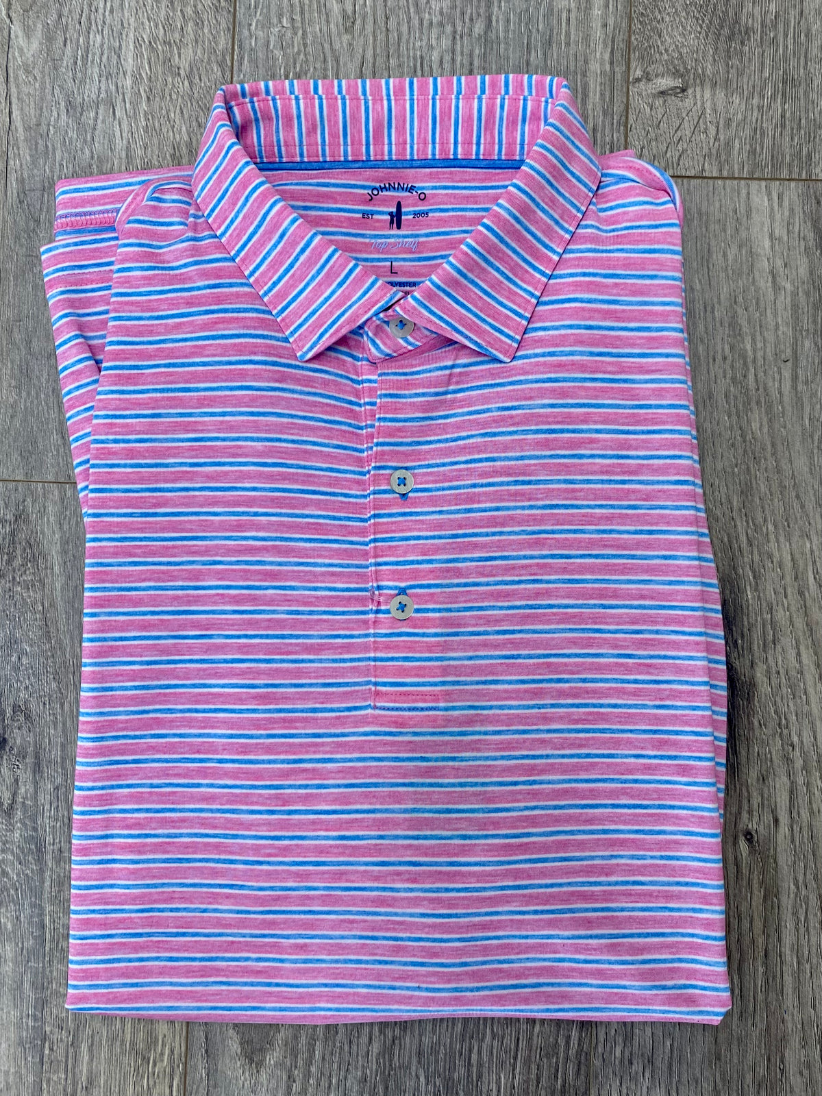 johnnie-O Men's Newton Striped Polo