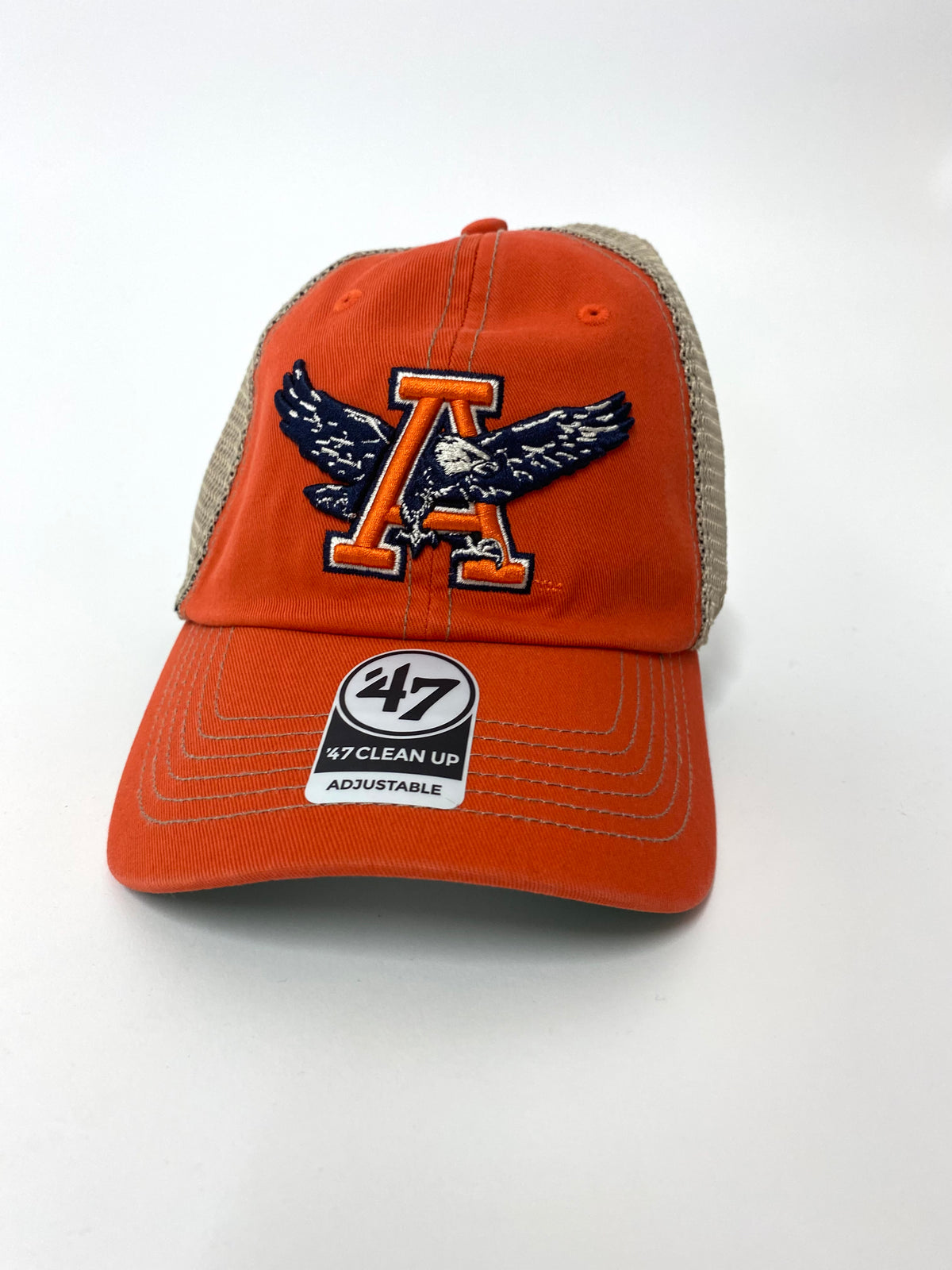 Auburn Tigers 47 Brand Trawler Orange Clean Up Adjustable Hat