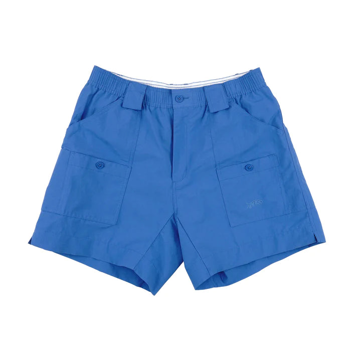 30168 Orvis Fishing Shorts Camping Purple Nylon Blend Size 6 Long