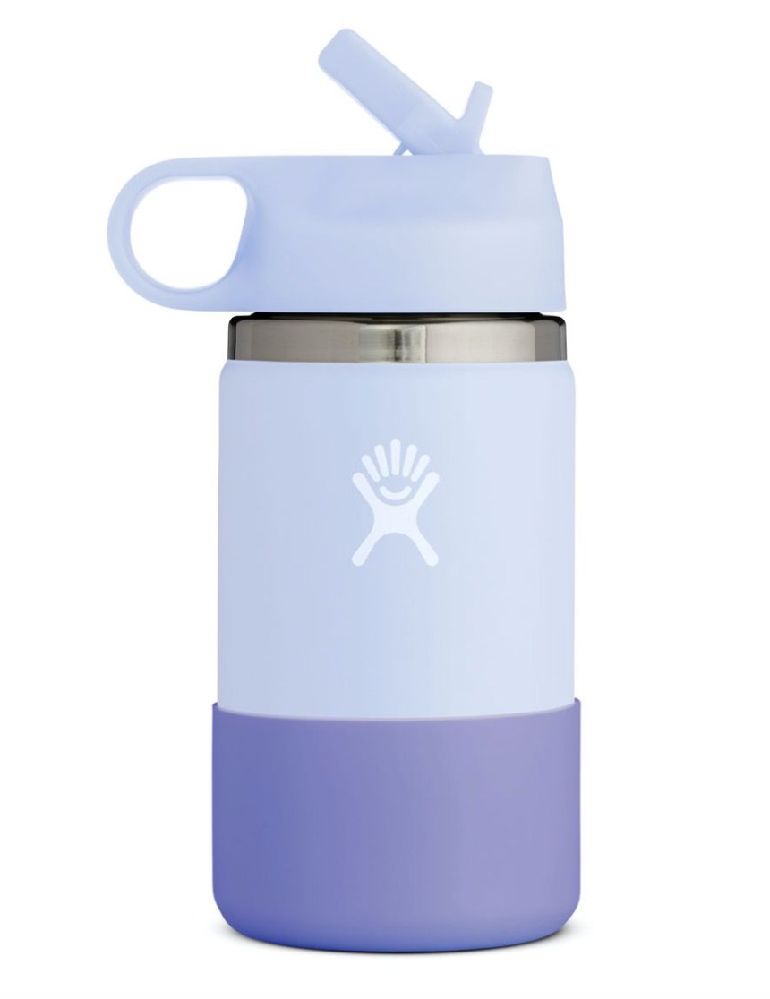 Hydro Flask 12 Oz Kids Wide Mouth Straw Lid & Boot - Peony