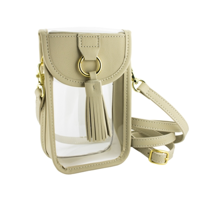 Clear Cell Phone Crossbody