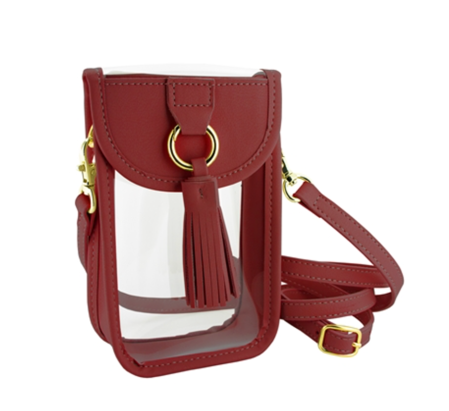 Clear Cell Phone Crossbody