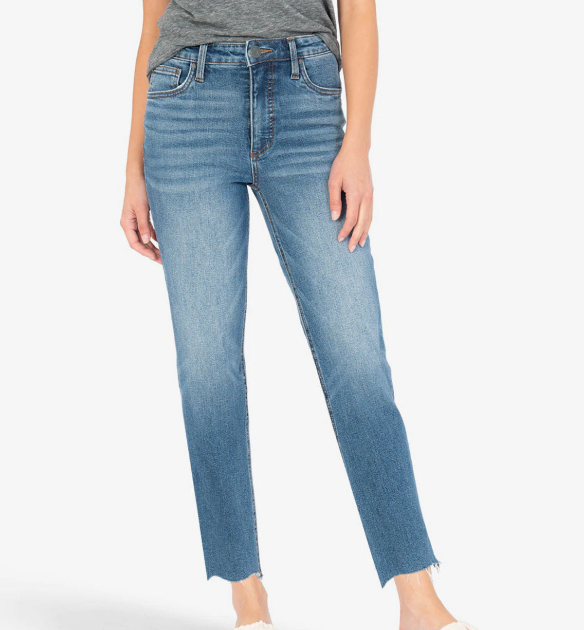 Kut Rachael High Rise Fab Ab Mom Jean