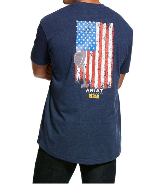 Ariat Rebar Cotton Strong American Grit S/S Shirt