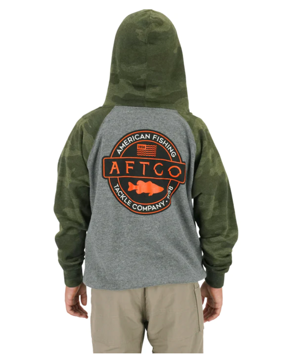 Aftco Bass Patch Youth Hoodie