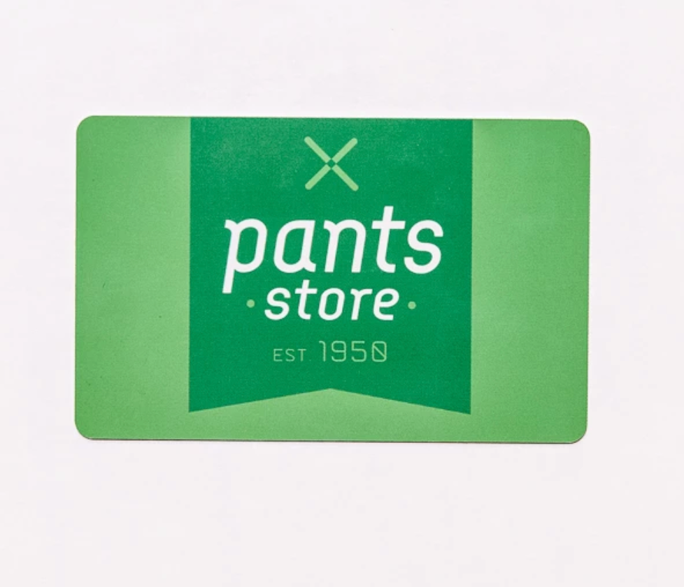 Pants Store Gift Card(In Store Use)