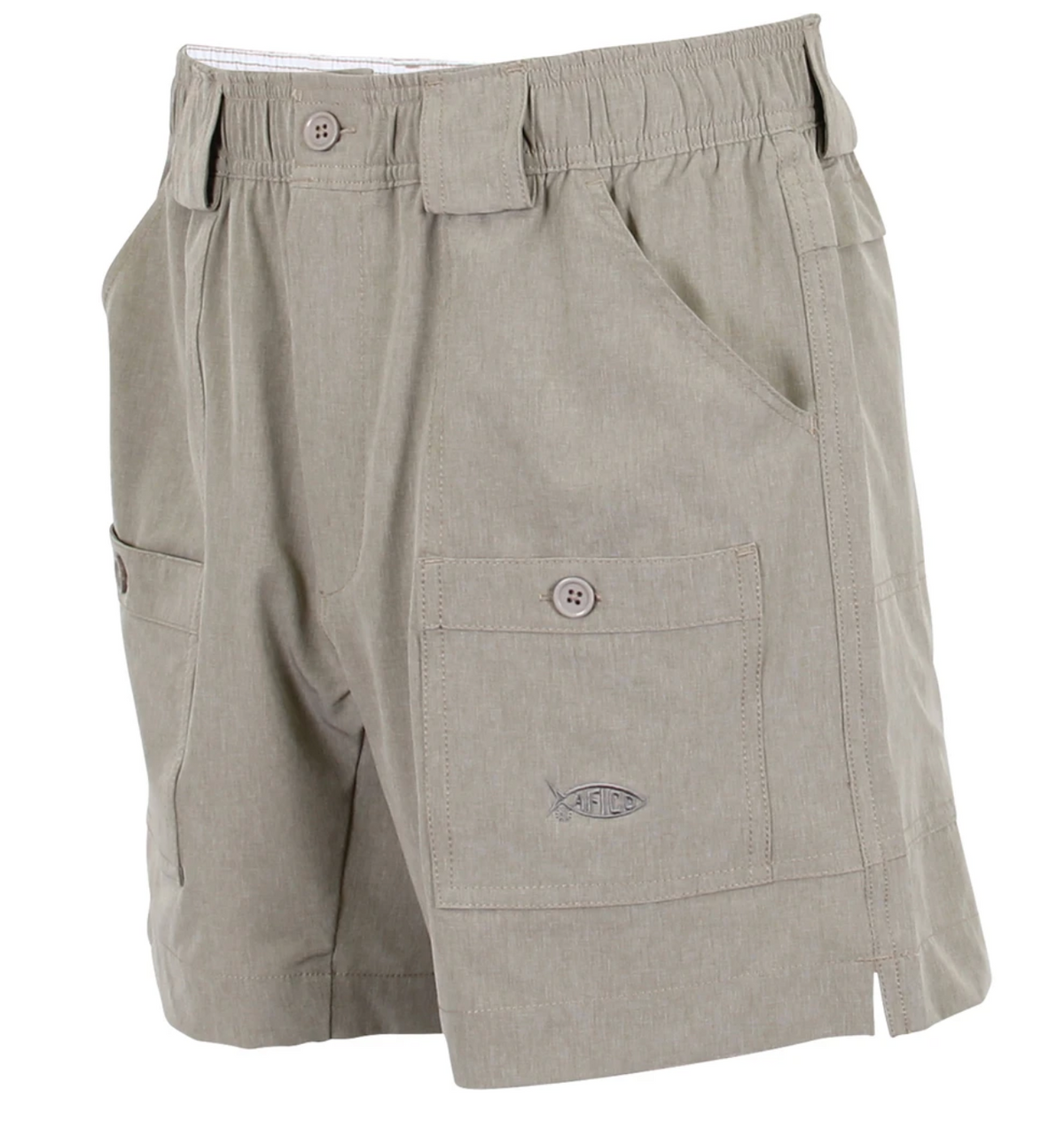Stretch Original Fishing Shorts | AFTCO / Silver Heather / 28
