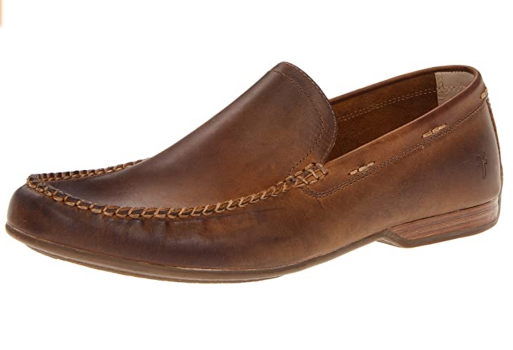 Frye Gree Leather West Driver F2070/A12 Slip On Loafer Moccasins Mens Sz 8.5 Frye loafers mens 8.5 - Gem main image 3