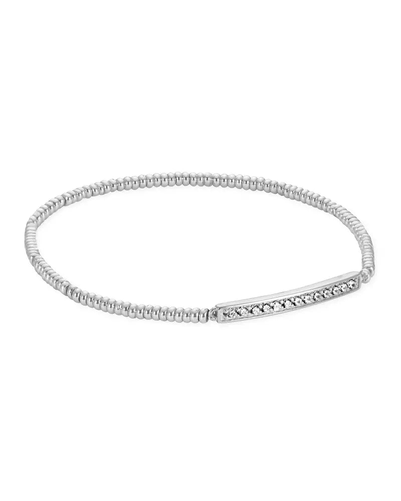 Kendra Scott Addison Stretch Bracelet Rhod Metal